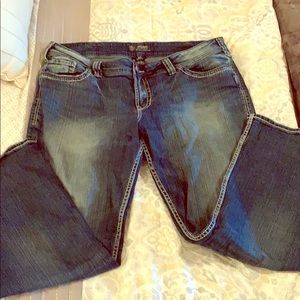 Silver jeans. Suki surplus.
